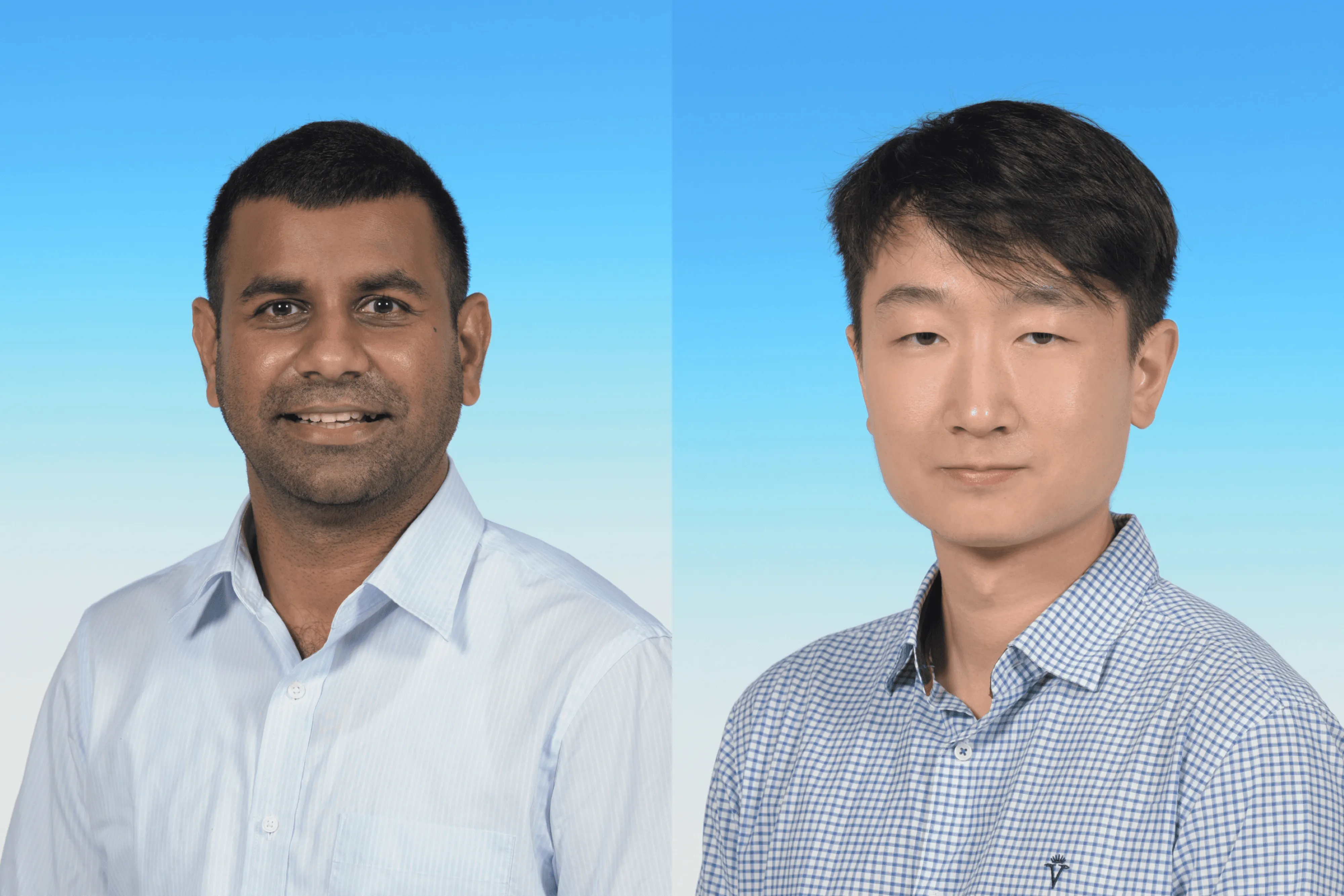 Mr. Malinda ABEYNAYAKE (left) and
Mr. Joel YU (right)
